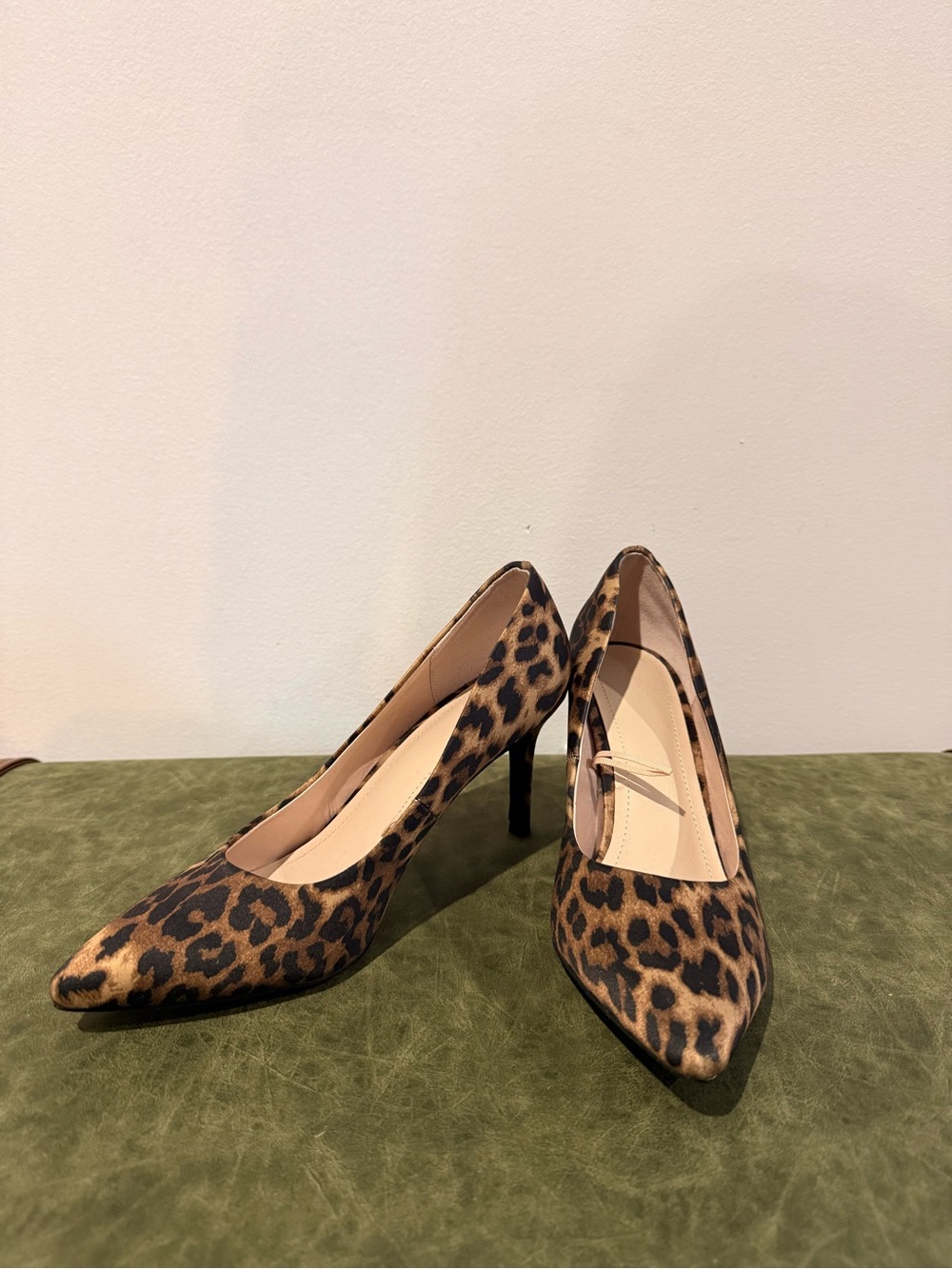 H&M Leopard Print Pointed Pumps - Brown & Black